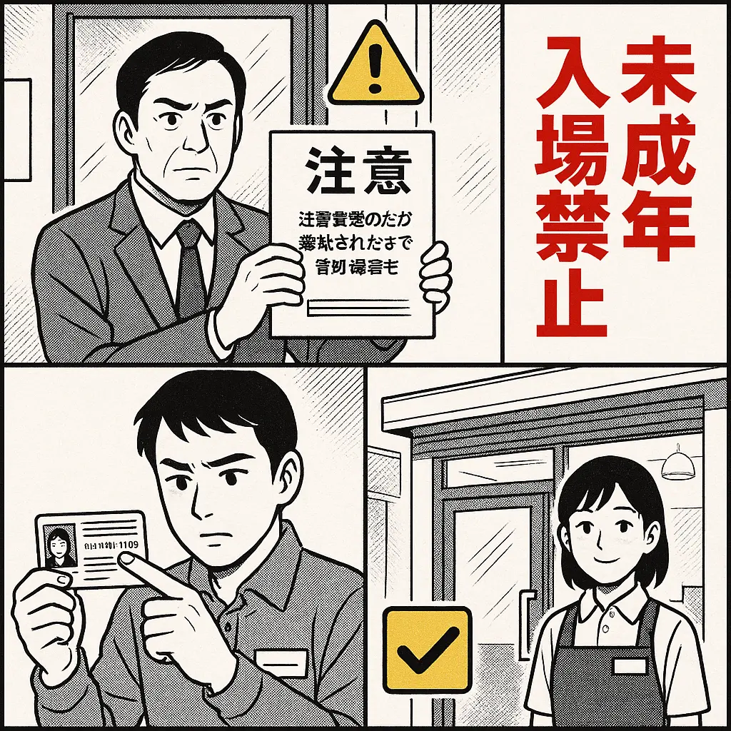 未成年が入店した場合の罰則と影響 - パチスロ 何歳から
