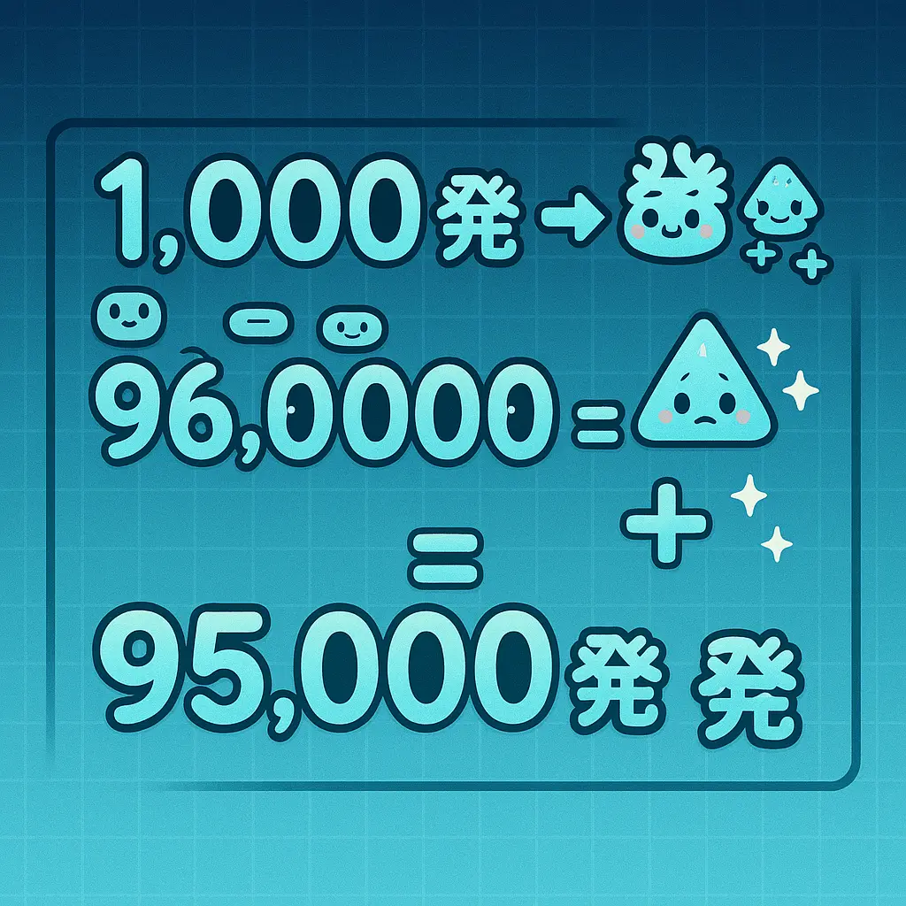 発動条件と計算方法の具体例 - コンプリート機能