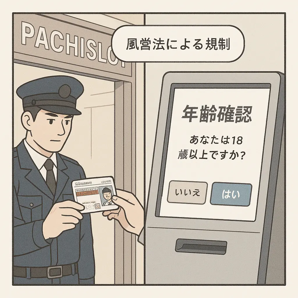 パチスロ・パチンコの年齢制限は法律で18歳と明確に規定 - パチスロ 何歳から