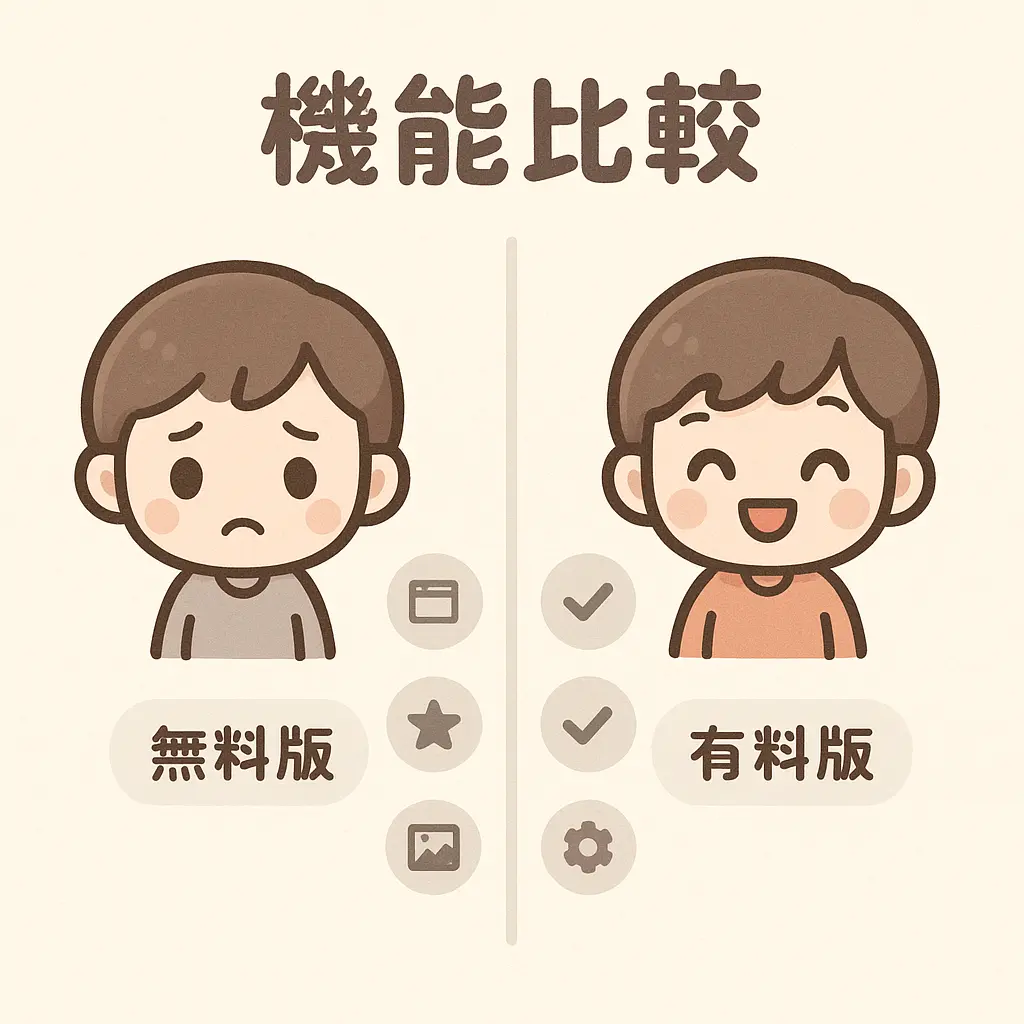 無料版と有料版の機能比較 - パチマガスロマガ 料金