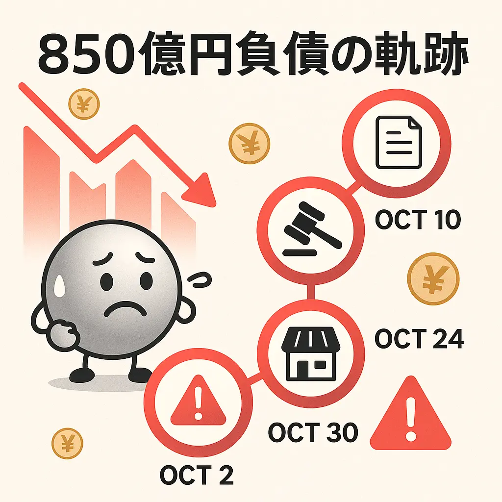ガイア民事再生の経緯と850億円という衝撃的な負債額 - ガイア 民事再生