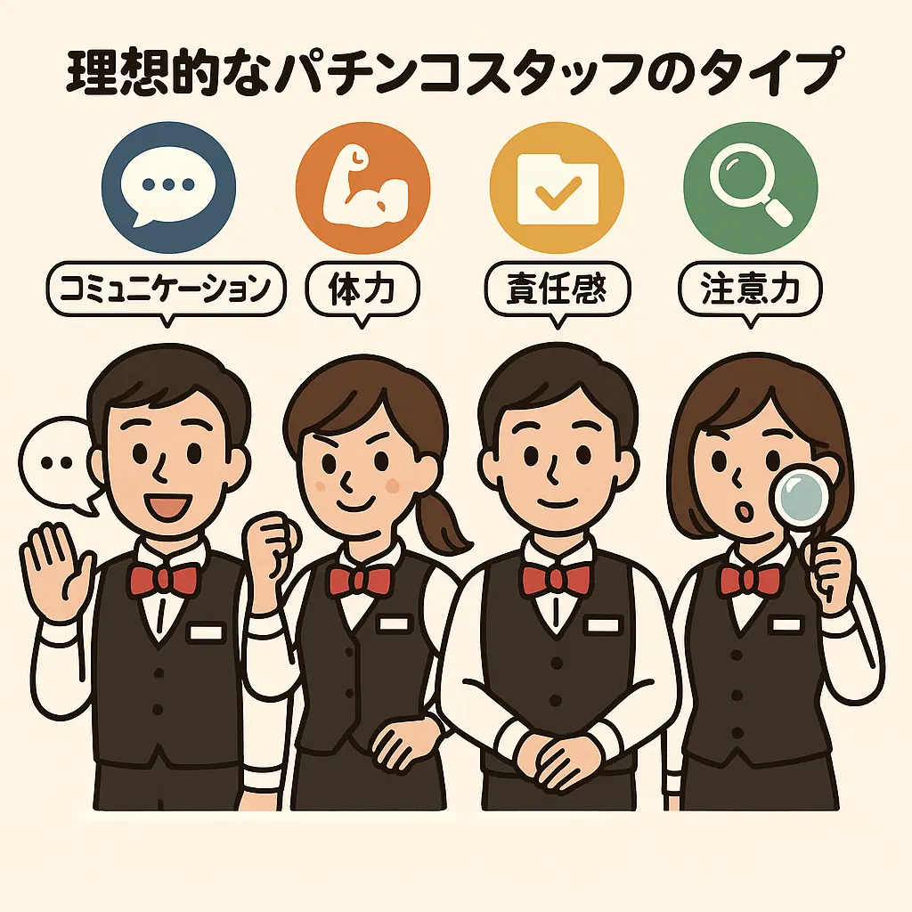 パチンコ店員に向いている人の特徴 - パチンコ 店員