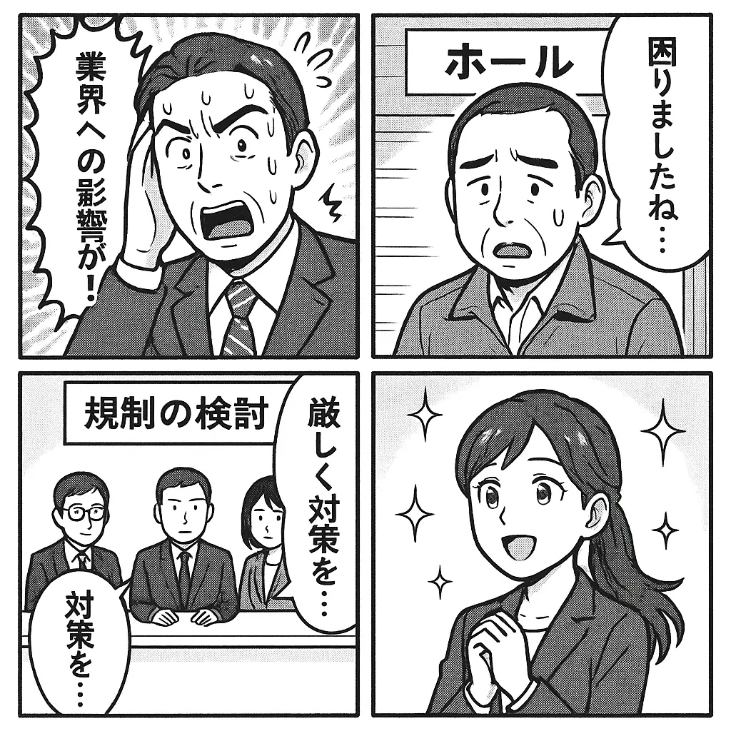 パチンコ業界への連鎖的影響と今後の展望 - スーパービンゴ ネオ 自主 回収