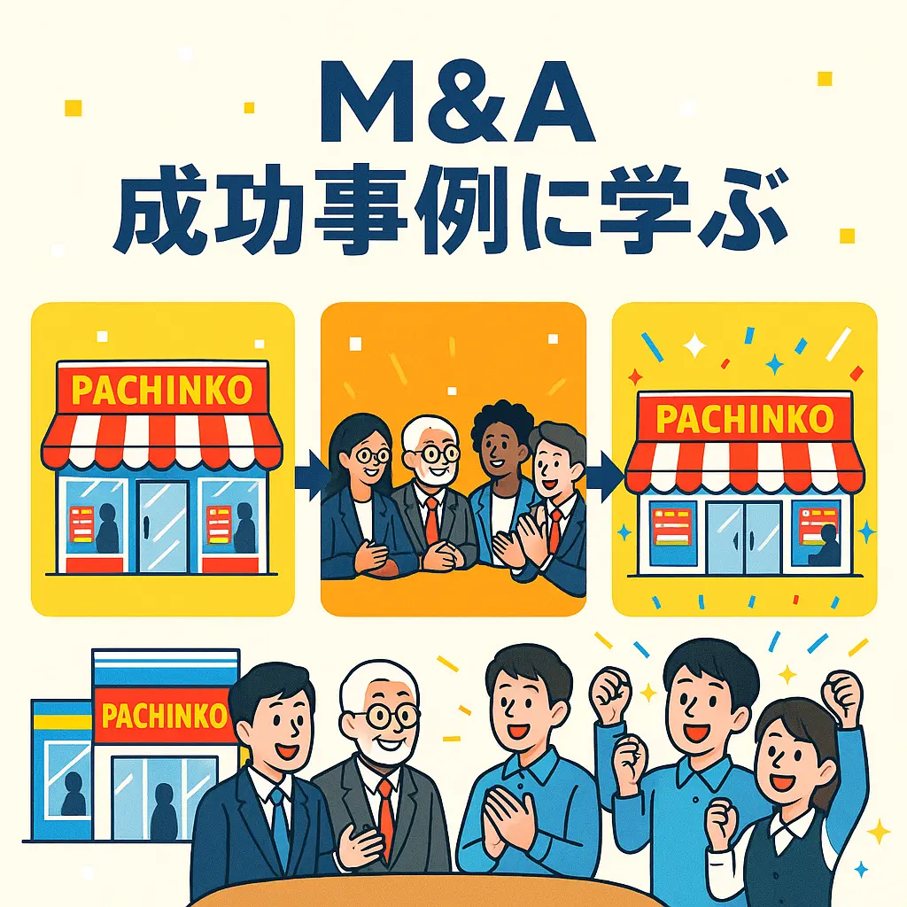 成功事例から学ぶM&A戦略 - パチンコ m&a