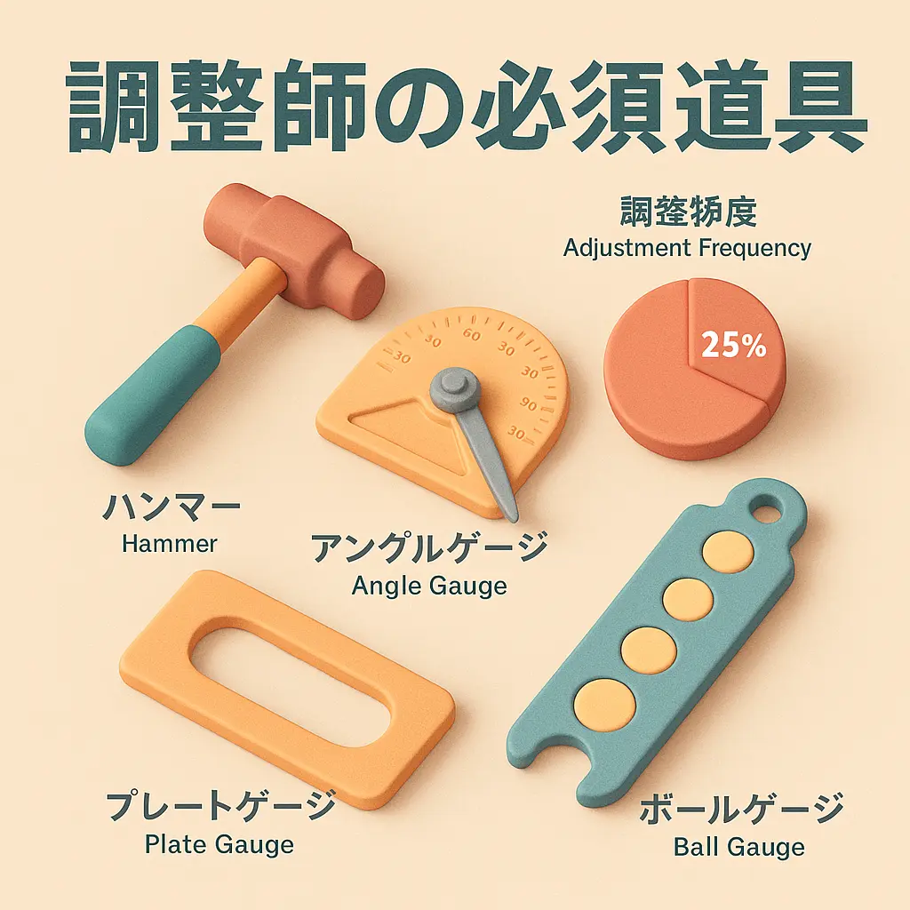 釘調整に使用される専門道具と調整頻度 - パチンコ台の釘調整を見分ける初心者向けコツと優良台の選び方完全ガイド