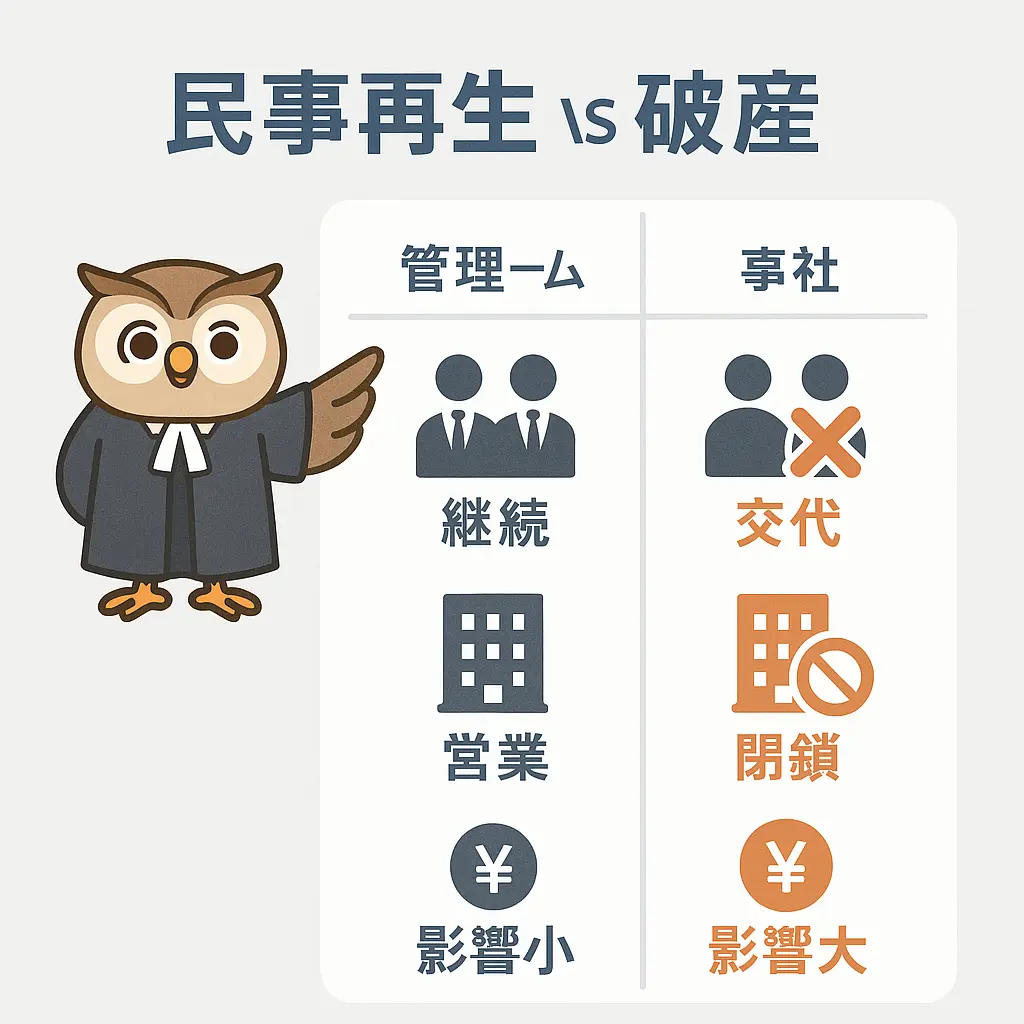 民事再生とは何か：破産との決定的な違い - 高尾 民事再生